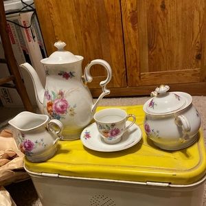 17 pc Tea set- purchased in early ‘50s Germany-Bone china from Japan